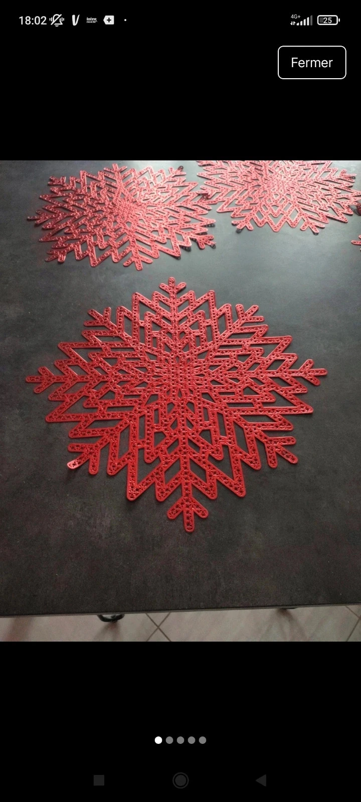 Sets de table noël